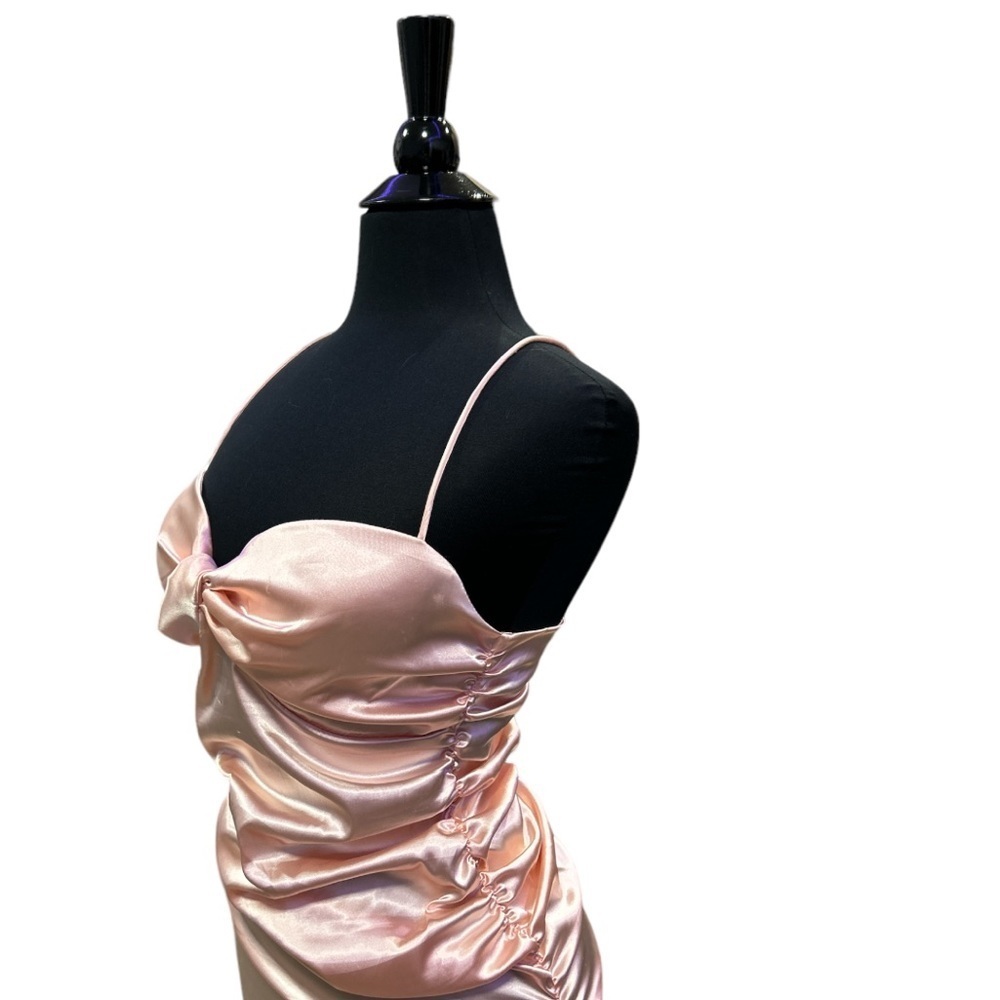 SALTY Ruched Mini Dress - Picture 4 of 10